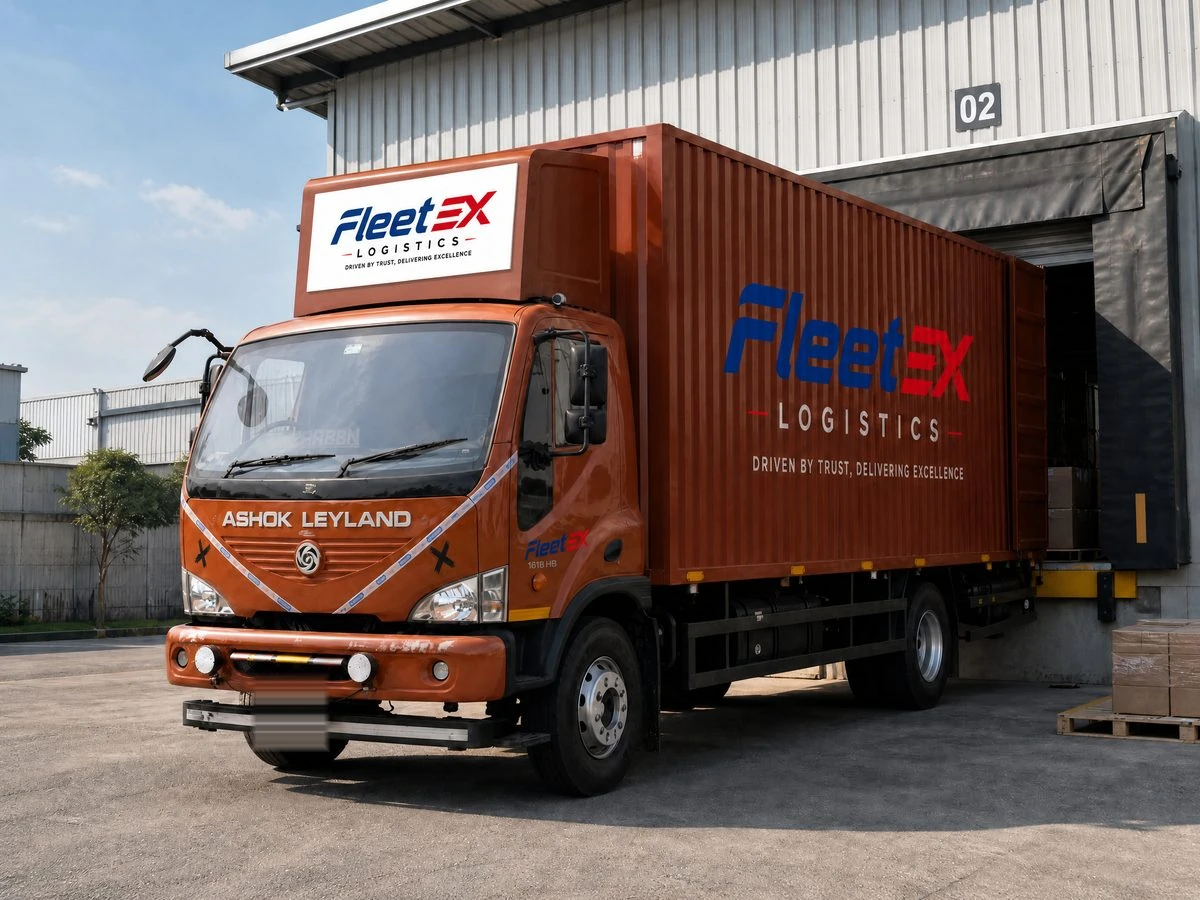 Fleetex India truck loading at the depot